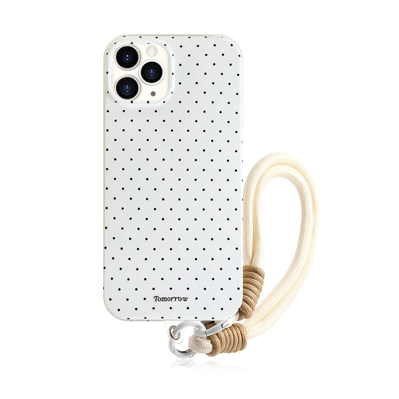 Polka Dot Small Fresh Mobile iPhone Case