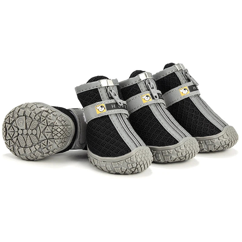 Dog Shoes Non Slip Thick Plush Warm Breathable Pet Booties Paw Protection