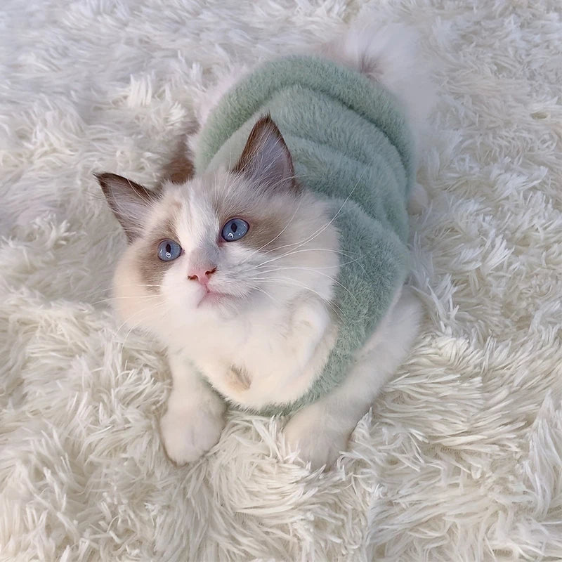 Pet Winter Clothes Cat Dog Sweater Vest Warm Kitten Apparel Small Pet Clothing