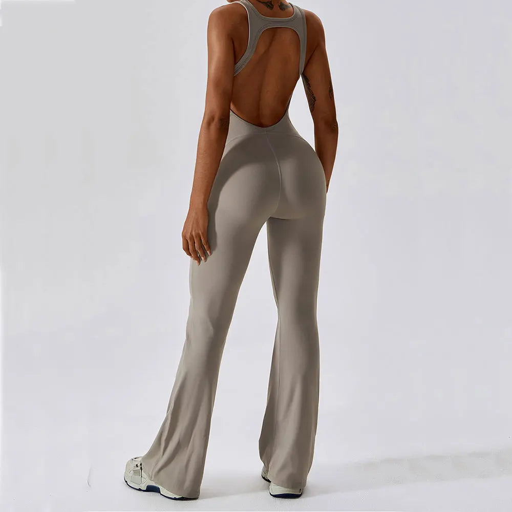 Seamless Yoga Jumpsuit Women One Piece Bodysuit Butt Lift Fitness Activewear