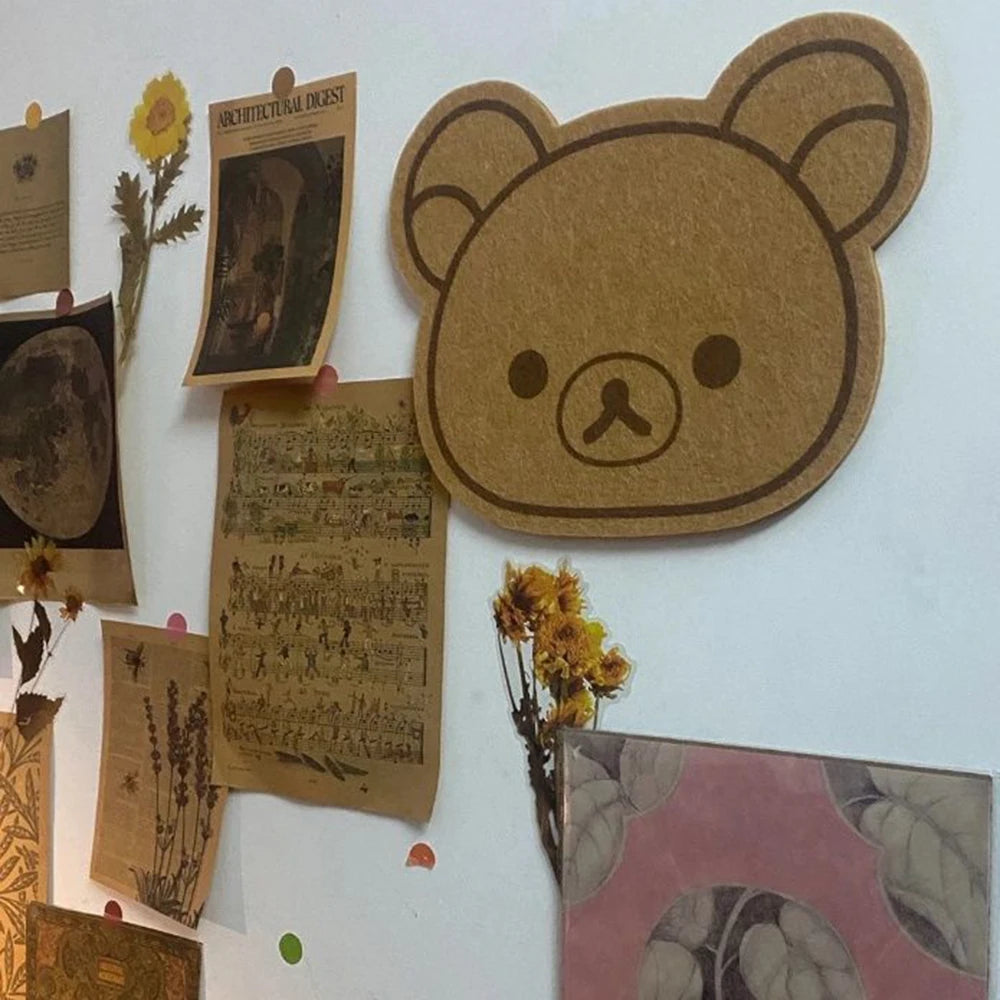Cartoon Felt Board Cute Photo Wall Message Board