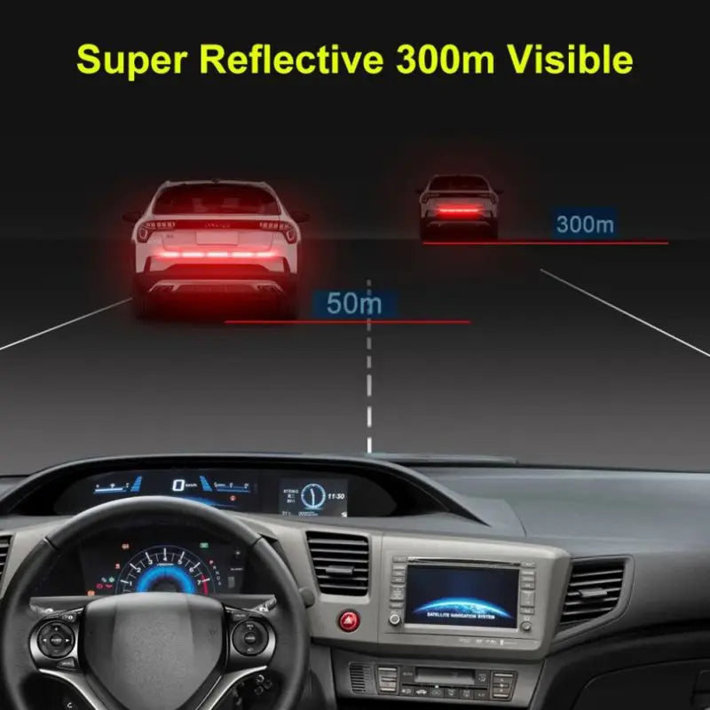 Reflective Car Sticker Strips – Anti-Collision Safety Tape for Car Bumper & Door Protection