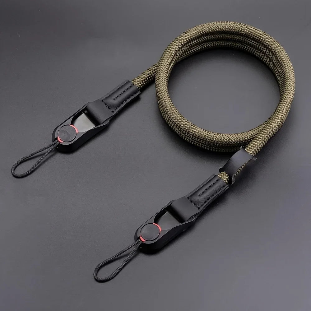Adjustable Camera Strap with Quick Release – Rope Strap for DSLR & Mirrorless