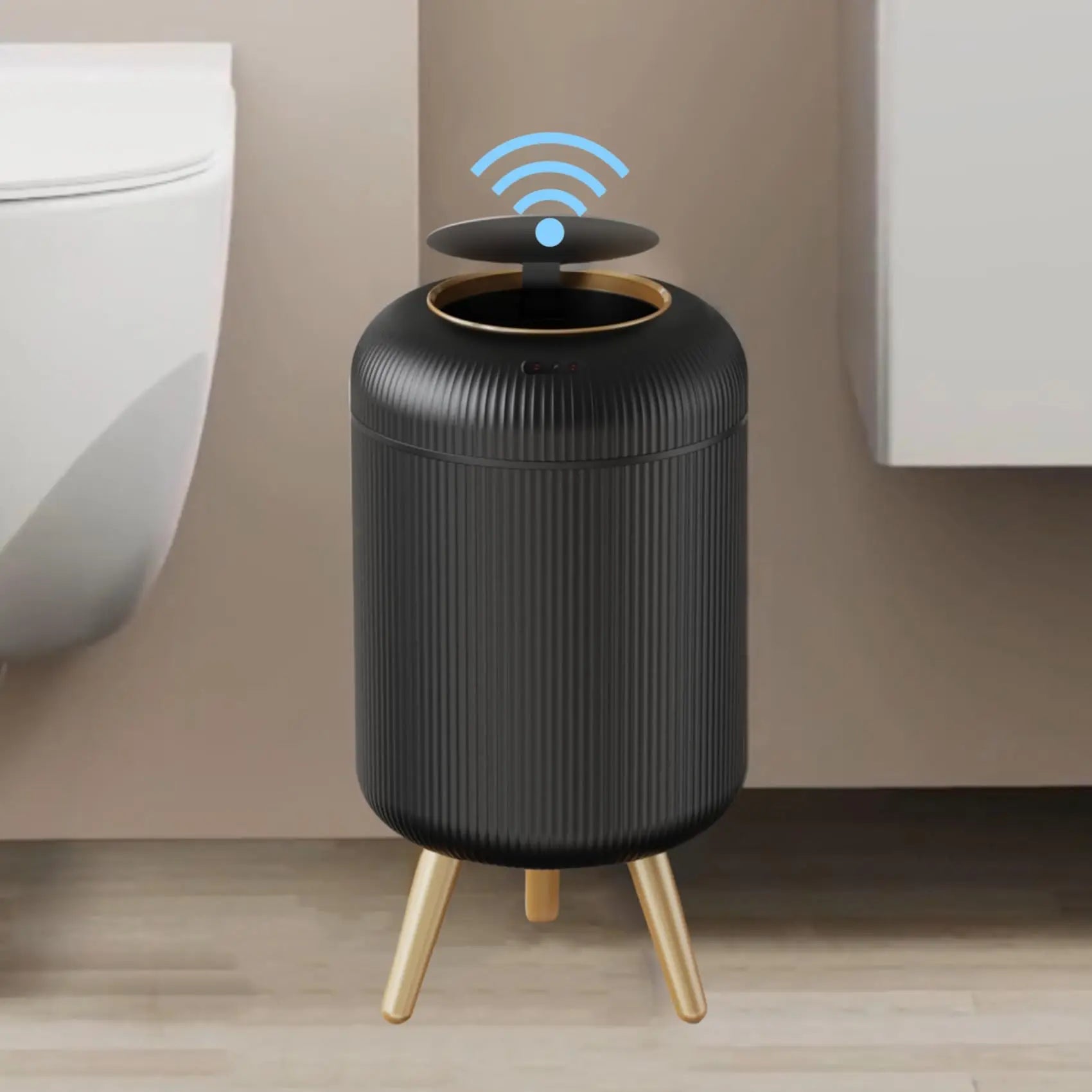 Automatic Sensor Trash Can with Lid Smart Motion Bathroom Kitchen Bin
