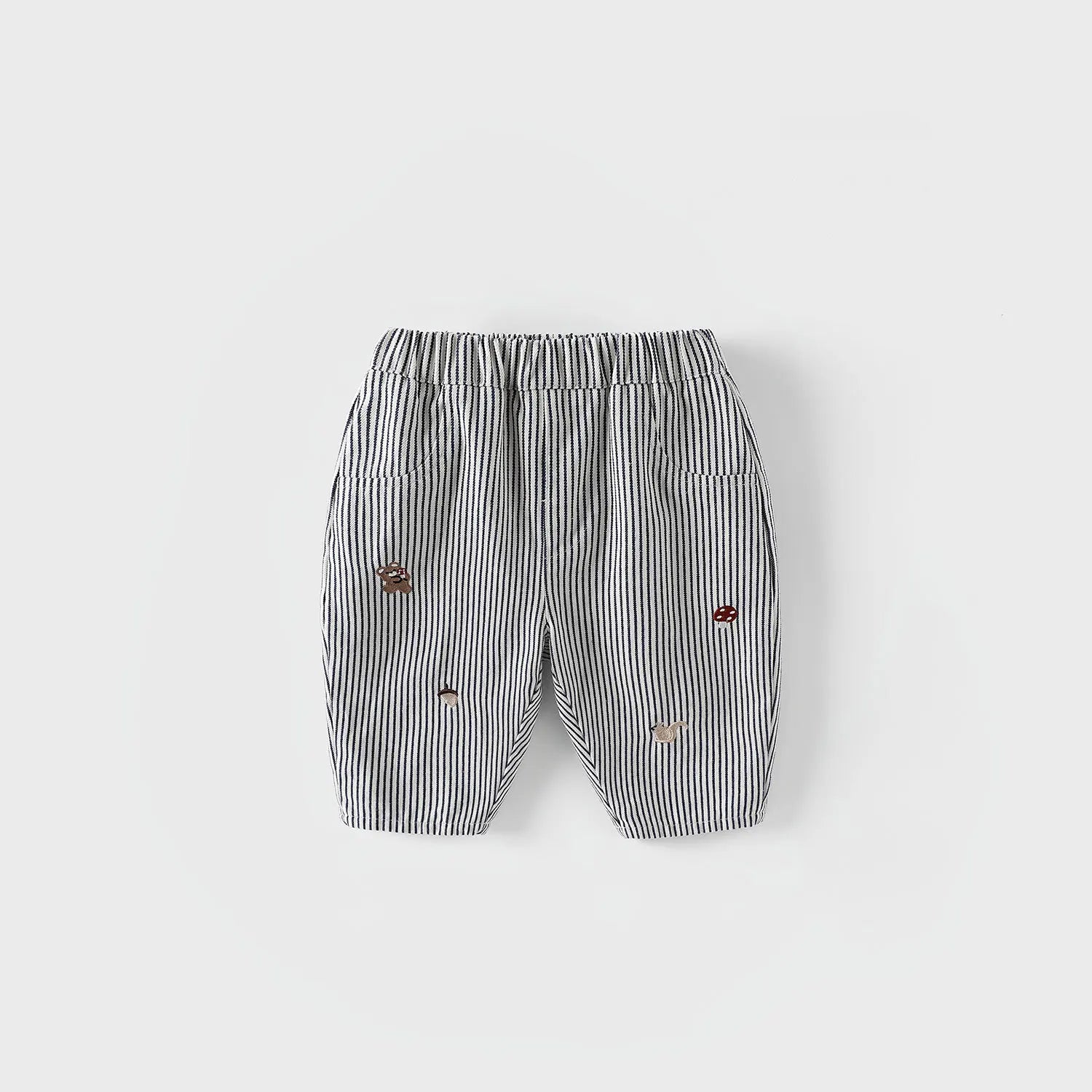 Toddler Kids Cartoon Harem Pants Cotton Striped Denim Baggy Trousers Fall 2026