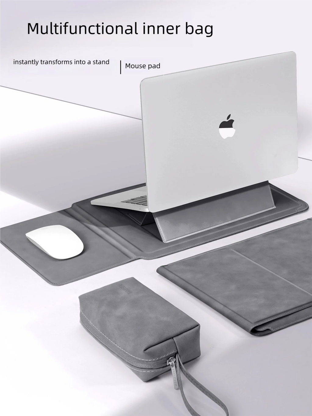 Laptop Sleeve Case with Stand 13-16 Inch MacBook HP Dell Protective Bag