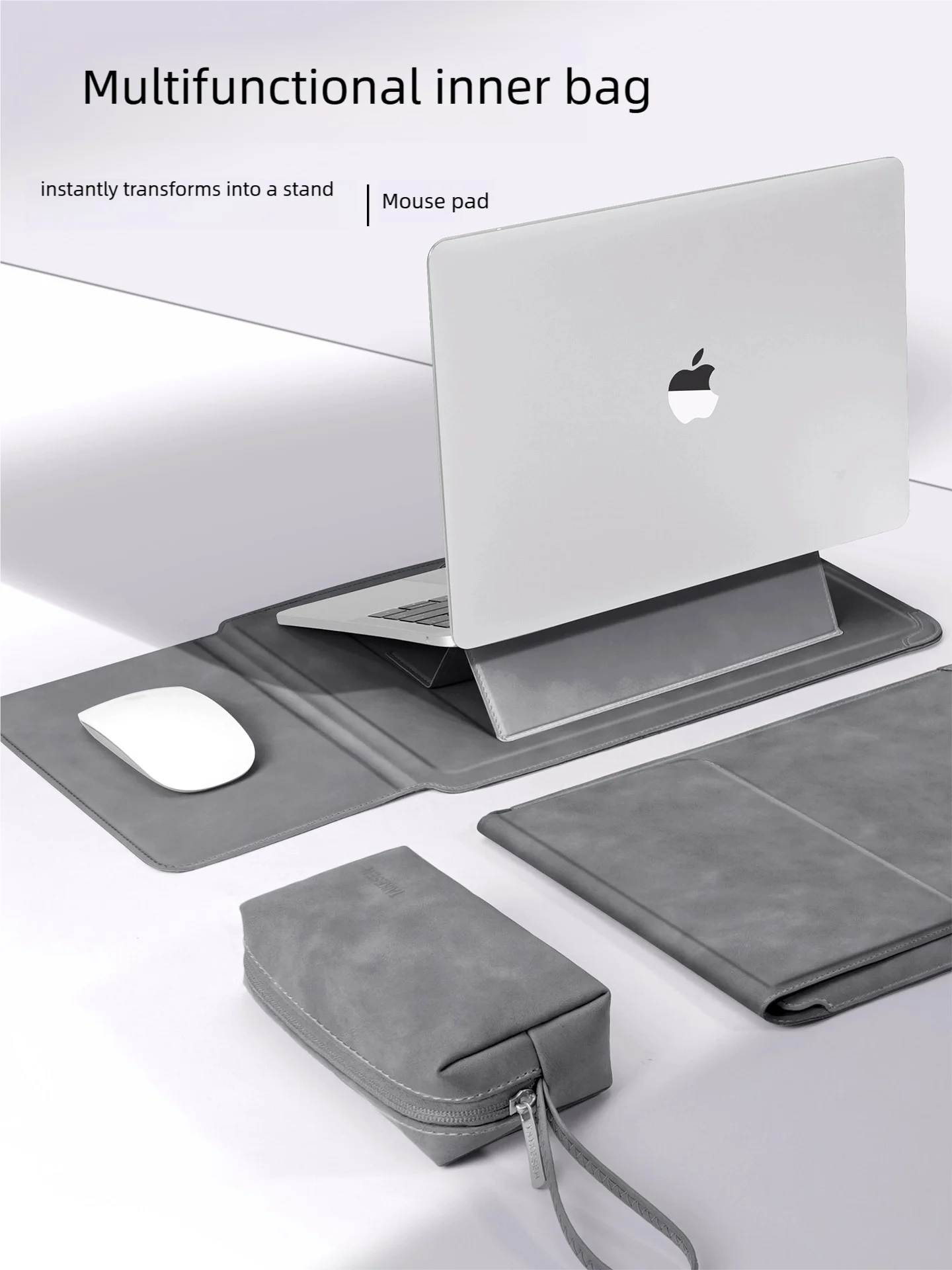 Laptop Sleeve Case with Stand 13-16 Inch MacBook HP Dell Protective Bag