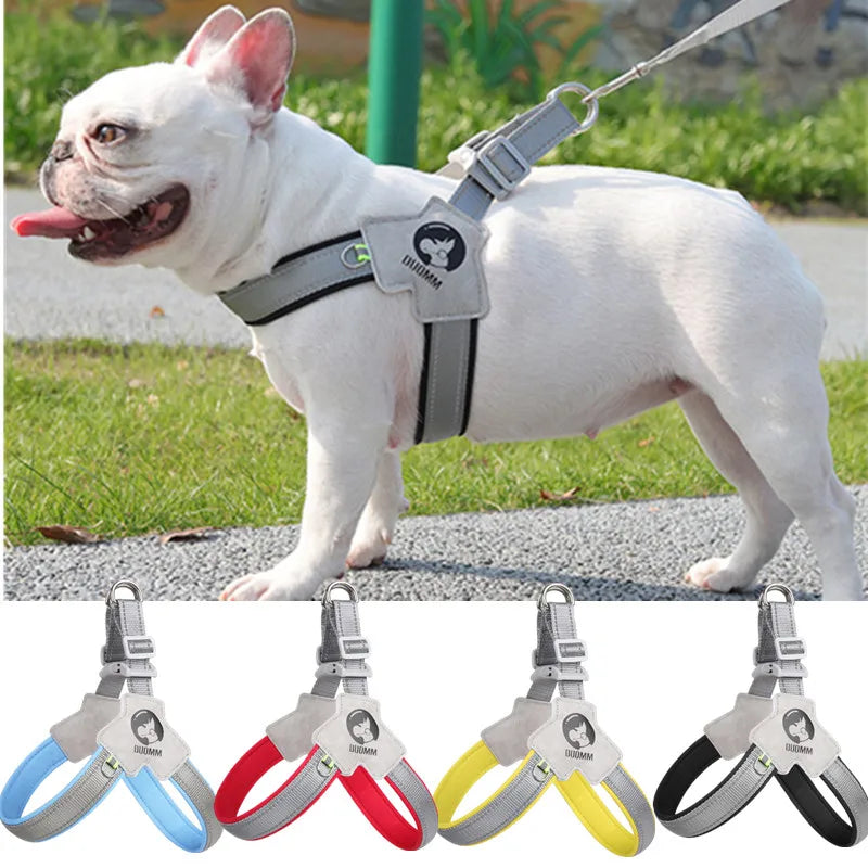 Reflective Mesh Dog Harness Vest for Small Large Dogs and Cats