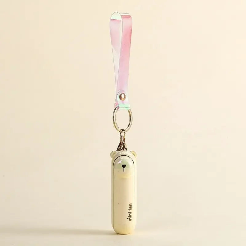Mini Portable USB Rechargeable Desk Fan Cute Handheld Cooling Fan