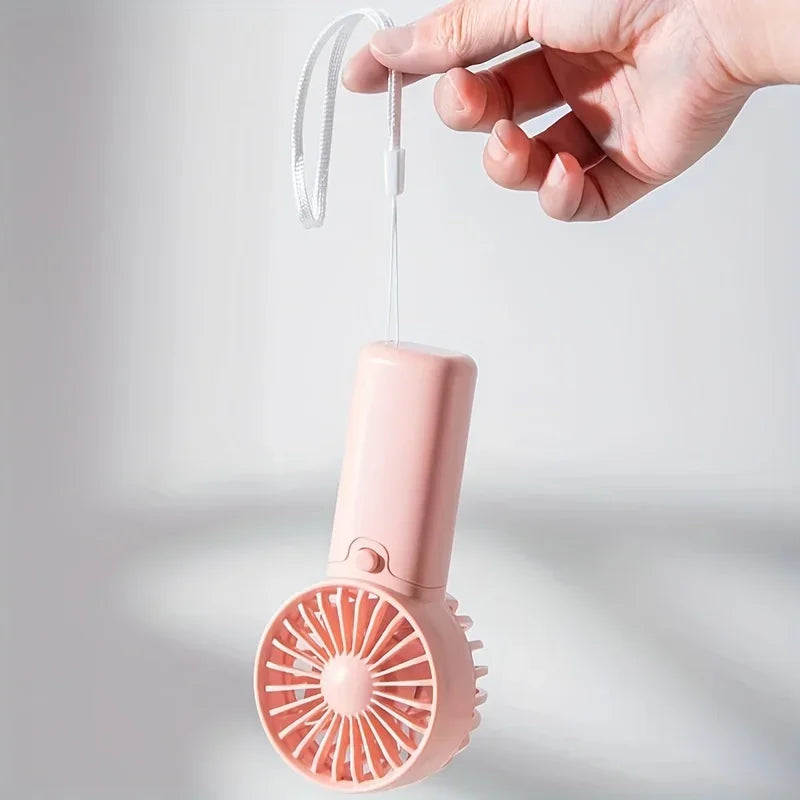 Mini Portable Handheld Fan – Rechargeable Pocket Fan, Lightweight & Low Noise Cooling Fan