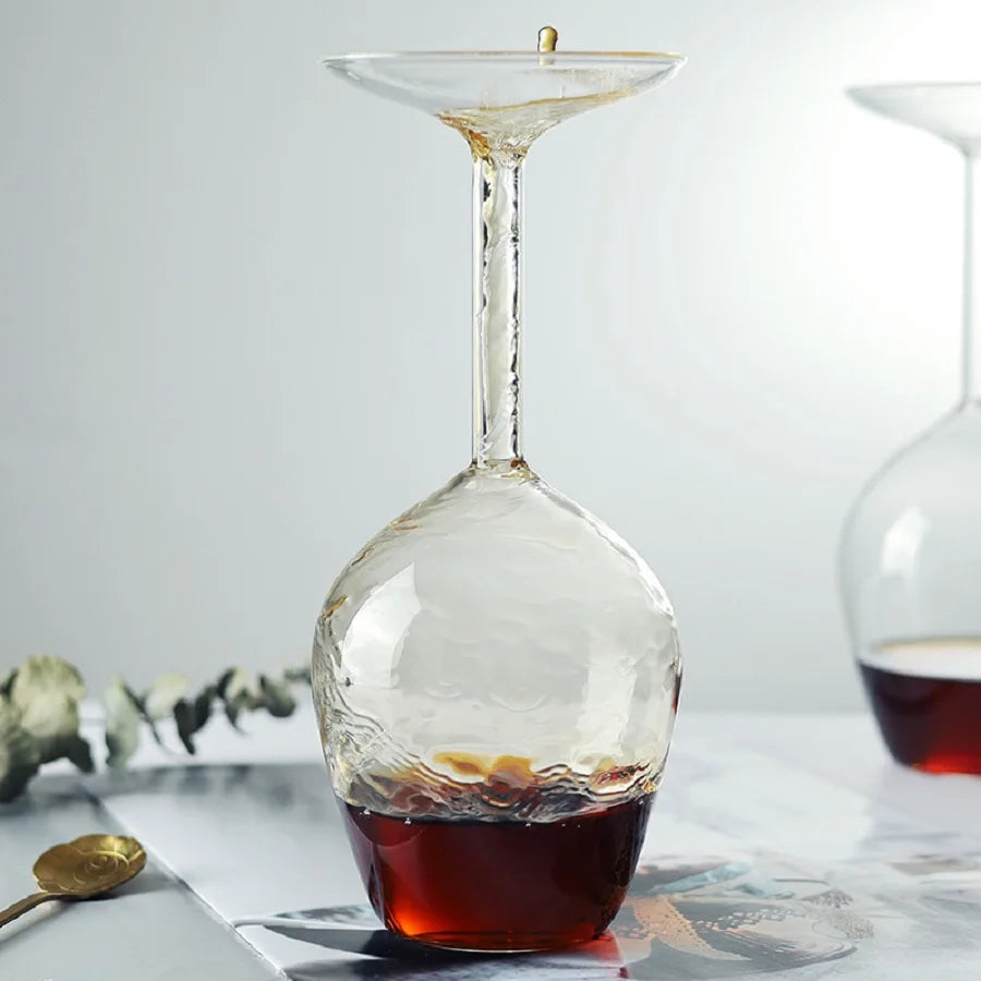 13.5oz Inverted Wine Glass Cocktail Spirits Glass for Home Bar Restaurant
