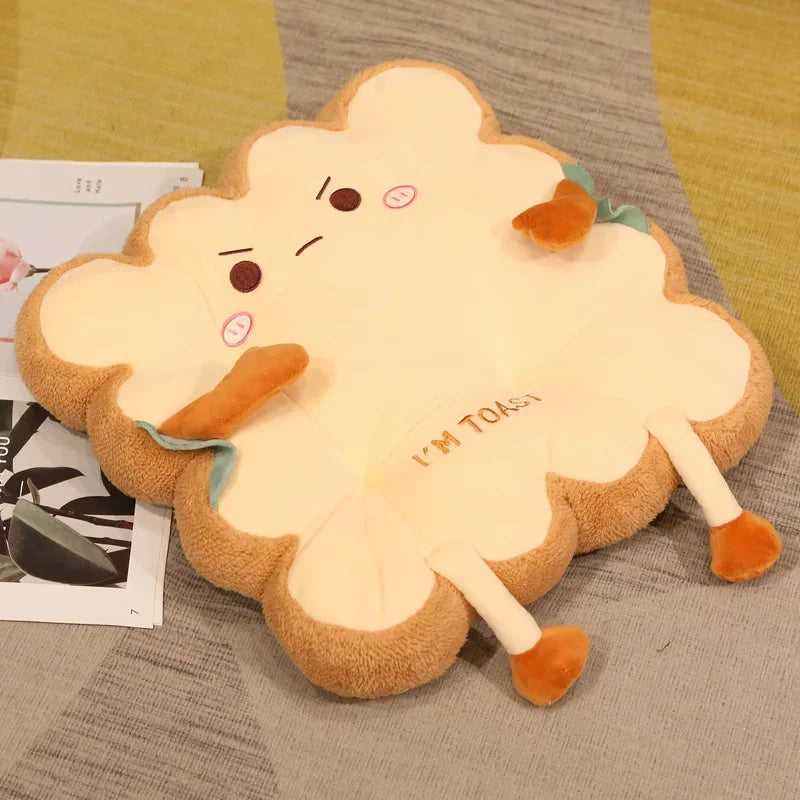 Toast Shaped Seat Cushion for Home Office Car