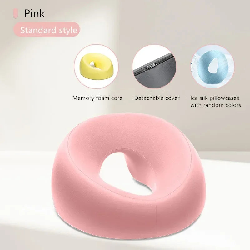 Face Down Memory Foam Pillow Desk Nap Pillow for Massage Beauty Salon