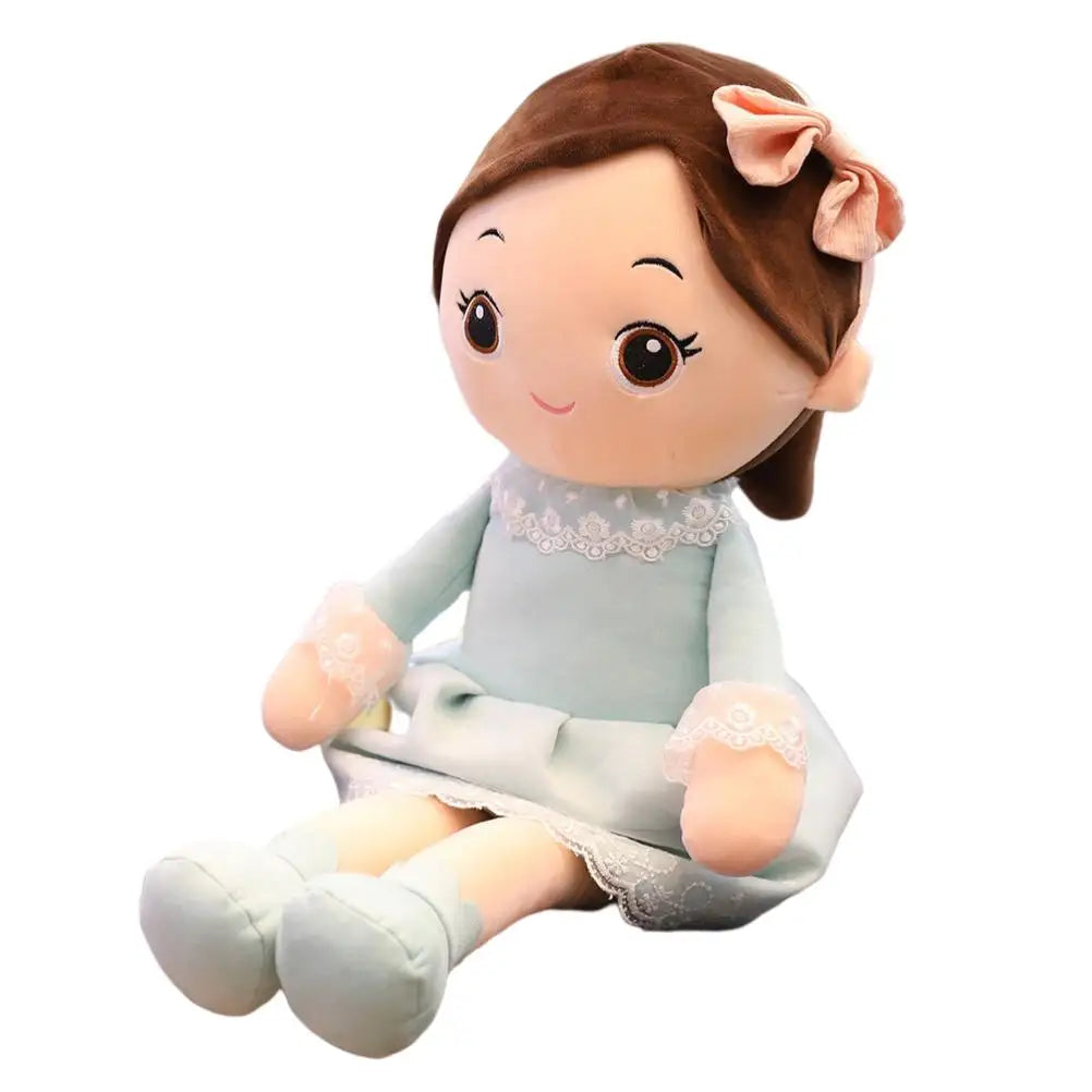 Soft Rag Doll Pillow for Girls Room Decor