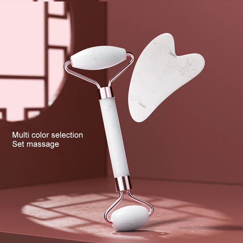 Facial Massage Roller Resin Gua Sha Tool for Face Neck Eye Skincare