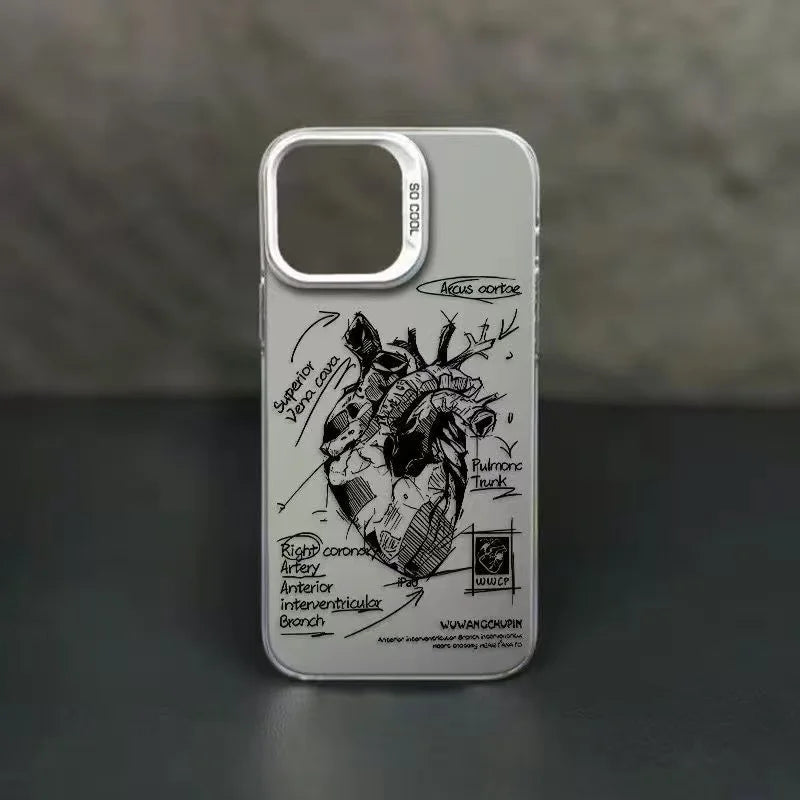 Anatomical Heart Medical Anti Drop iPhone Case