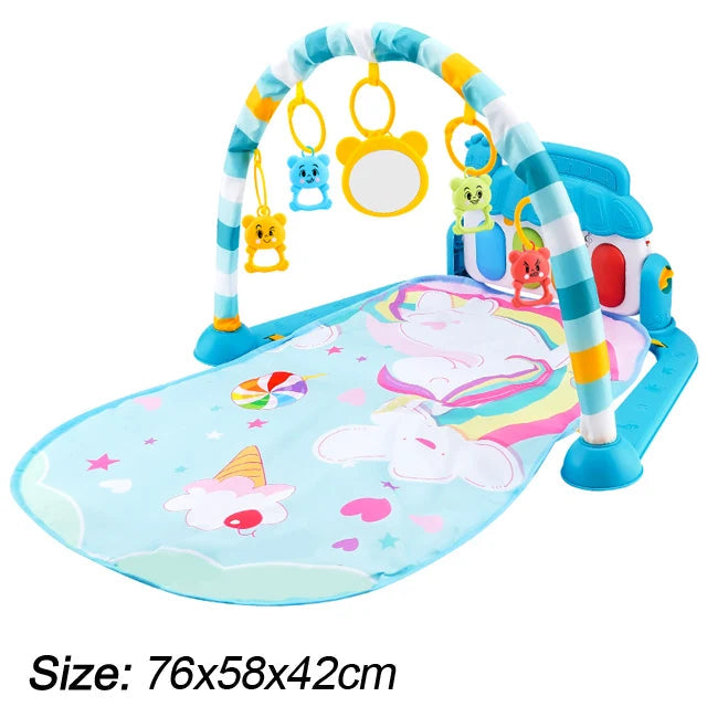Baby Music Play Gym Piano Activity Mat for Newborns 0 to 36 Months