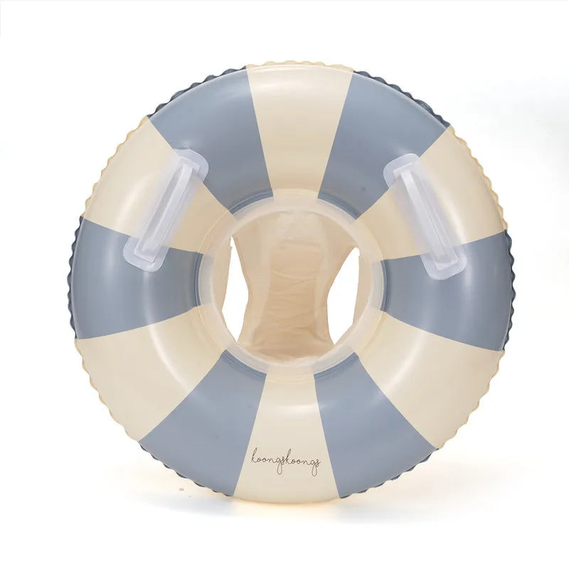 Baby Pool Float Ring with Sunshade Inflatable Swimming Float for 3–36 Months