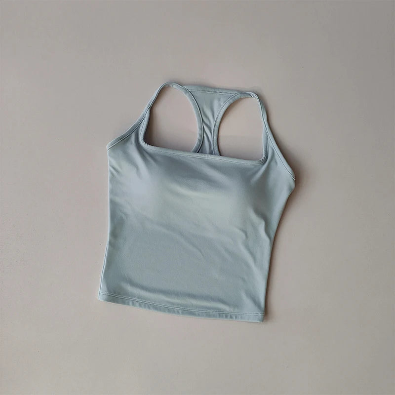 Women Sports Bra Vest Shockproof Padded Yoga Fitness Top