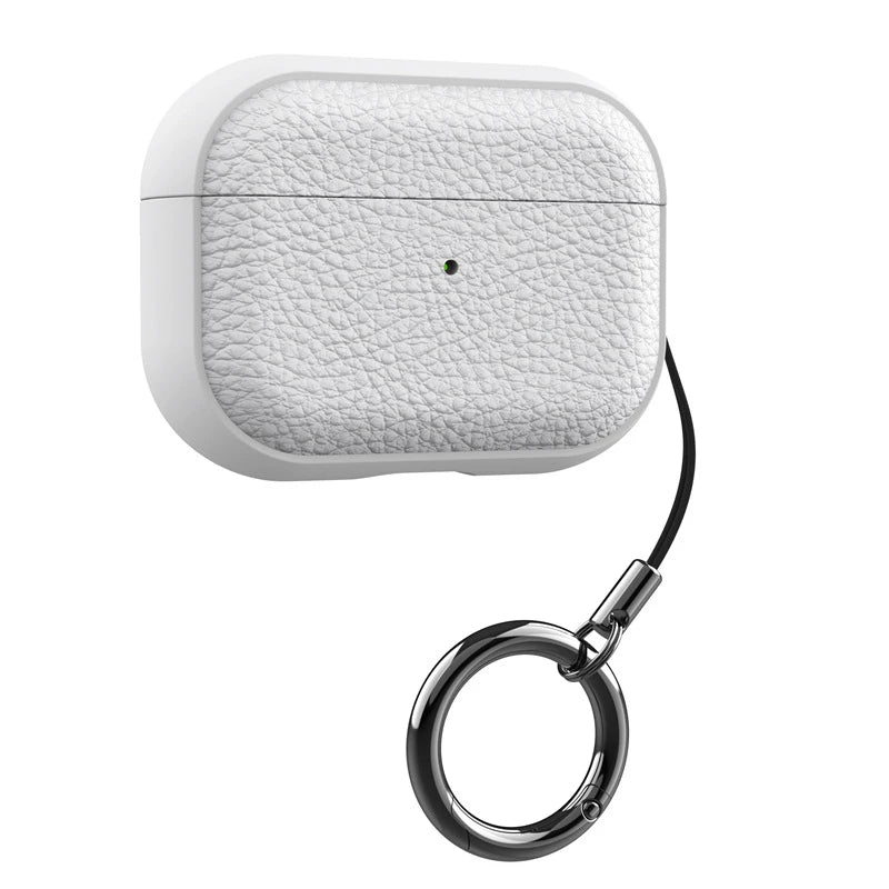 AirPods Pro 3 TPU Leather Case with Lanyard Protective Cover for AirPods 1–4 Pro 2