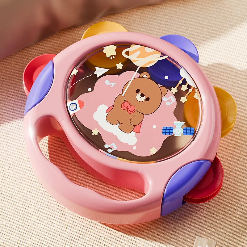 Baby Handheld Tambourine Drum Toy