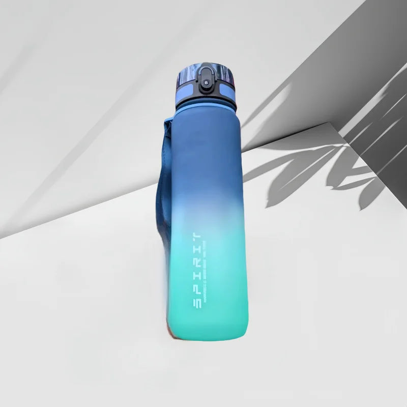 Motivational Water Bottle 500ml–1000ml – Leakproof Gradient Sports Bottle for Gym, Travel & Daily Hydration