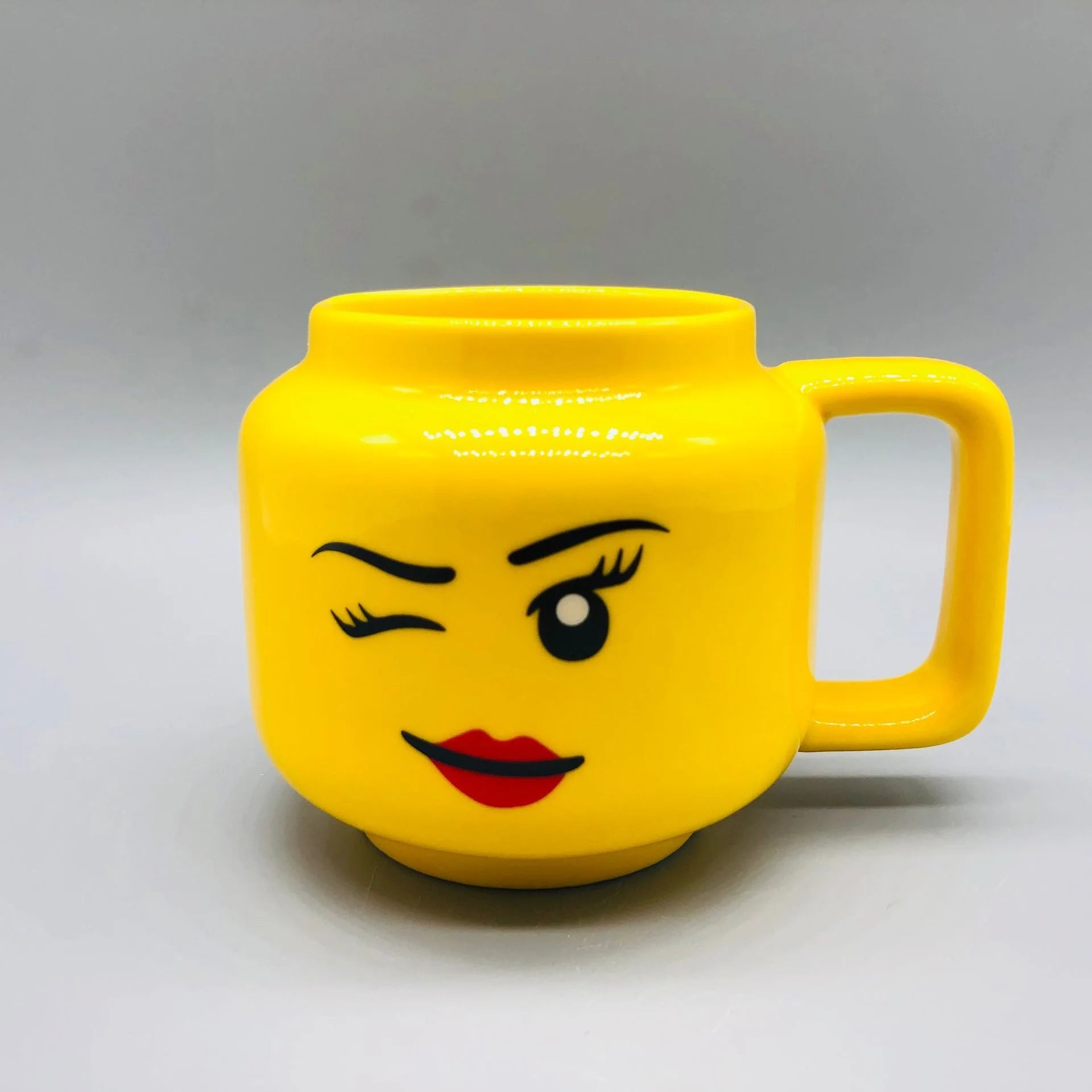 Cartoon Ceramic Mug 250ml Cute Face Coffee Tea Cup
