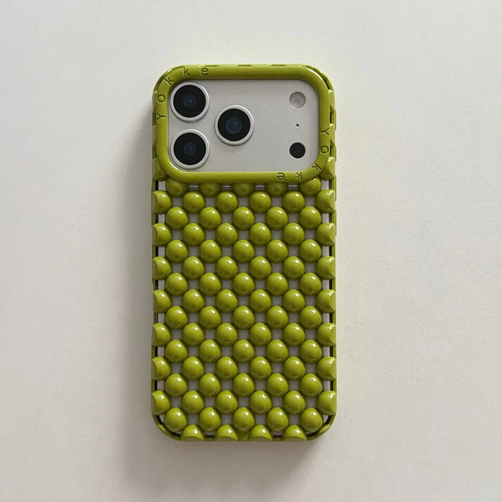 Stereoscopic Hollow Pearl Bead Shockproof iPhone Case