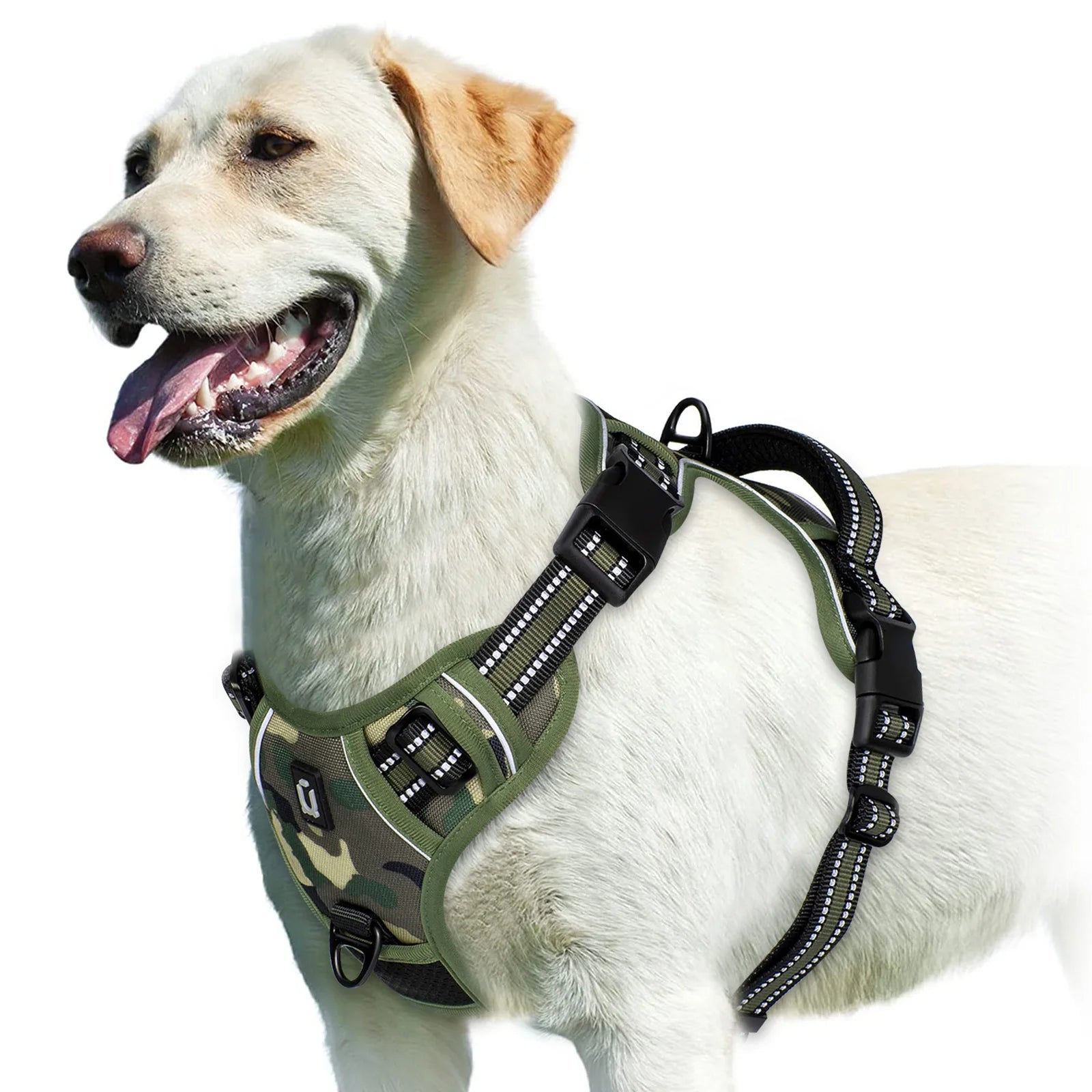 No Pull Dog Harness Adjustable Padded Pet Vest with Control Handle