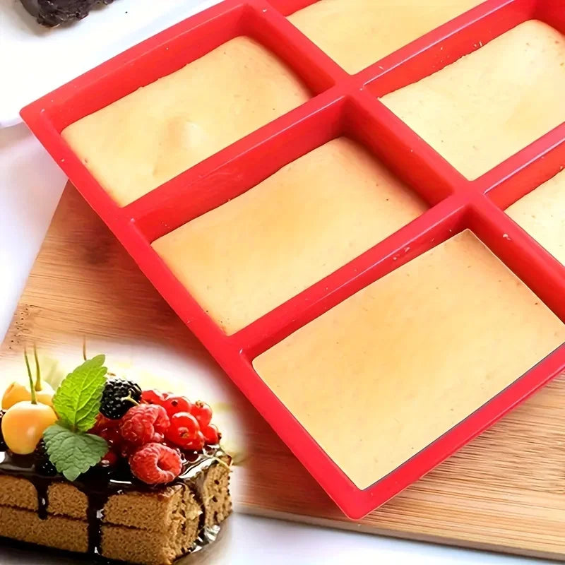 Silicone Mini Loaf Pan with 9 Cavities