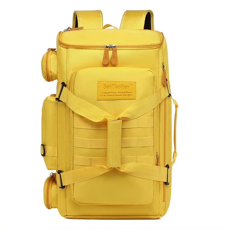 Large Capacity Gym Backpack Waterproof Travel Bag Wet Dry Separation Fitness Training Backpack