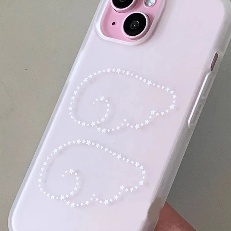 Korean Stars Angel Wing Y2K Matte iPhone Case