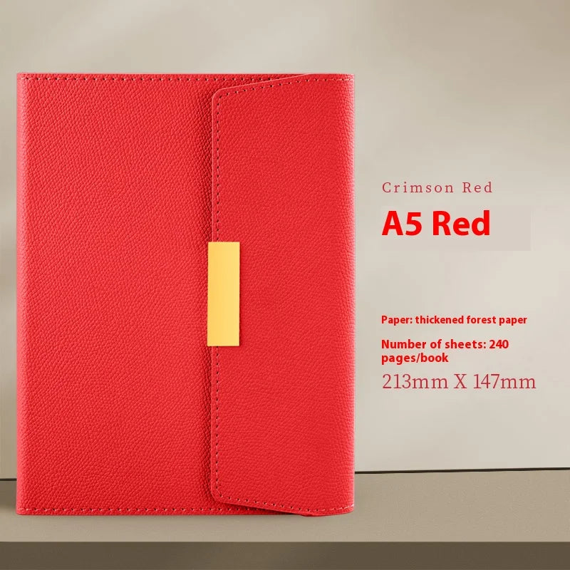 PU Leather Notebook Diary Thickened Retro Travel Journal High End
