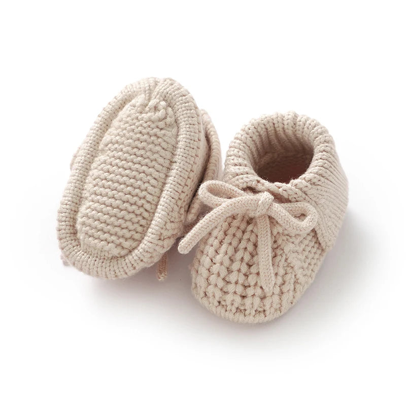 Knitted Baby Booties for Newborn Boys Girls 0 18M