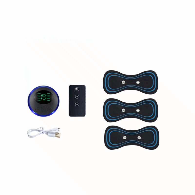Smart Electric Neck Massager EMS Muscle Stimulator Portable Pain Relief Patch Shoulder Back Massage Device USB Rechargeable