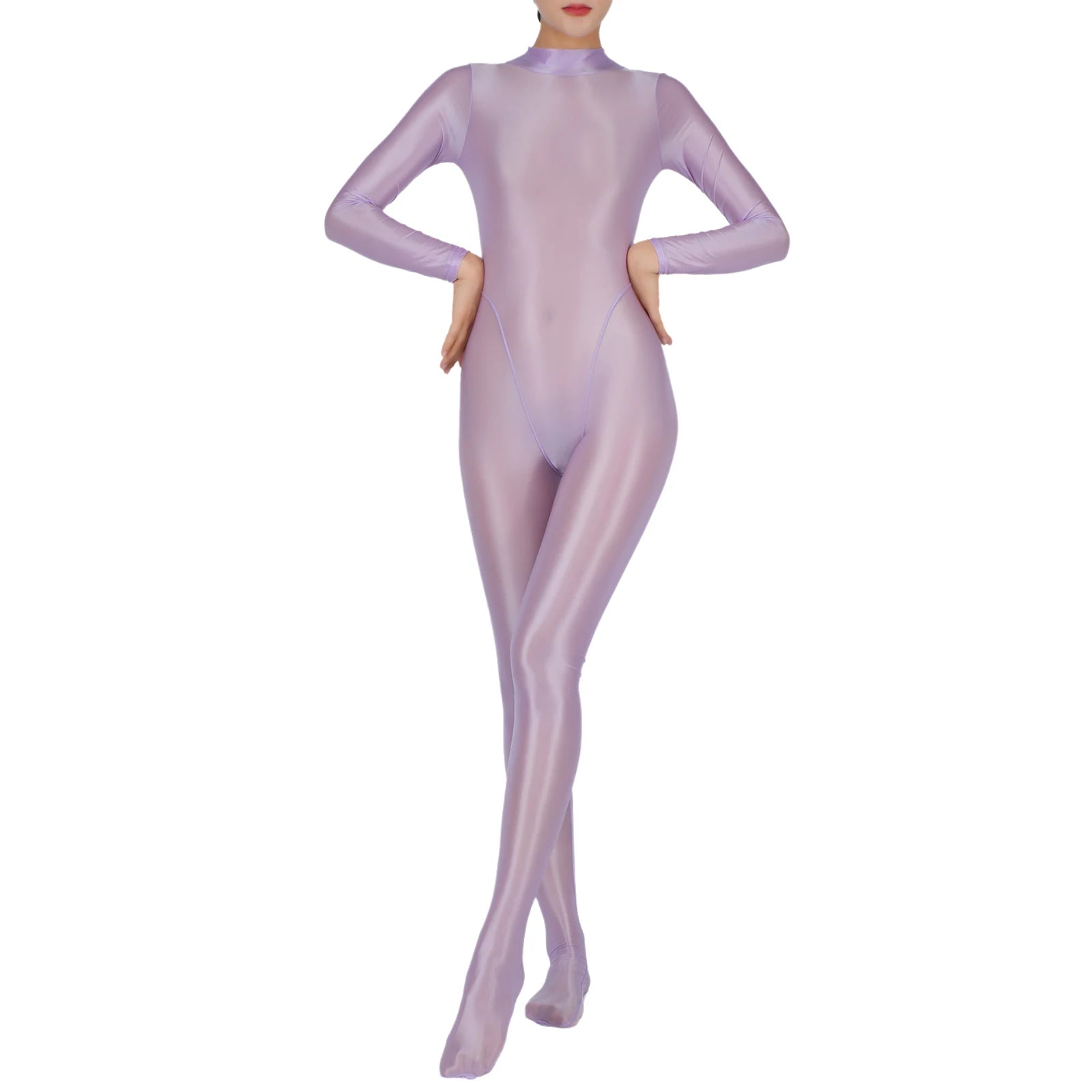 Women Long Sleeve Full Body Jumpsuit Yoga Sports Bodysuit