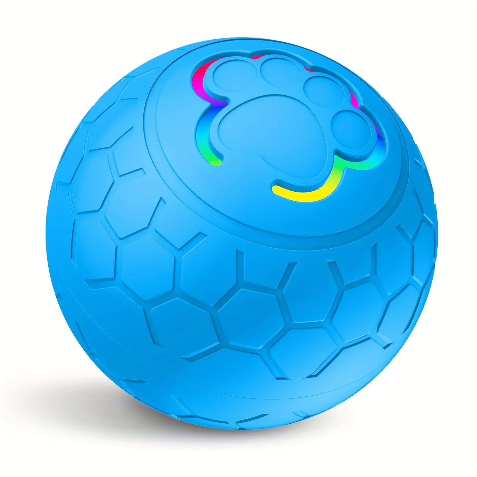 Smart Interactive Dog Toy Ball USB Rechargeable Automatic Bouncing Pet Toy with Lights