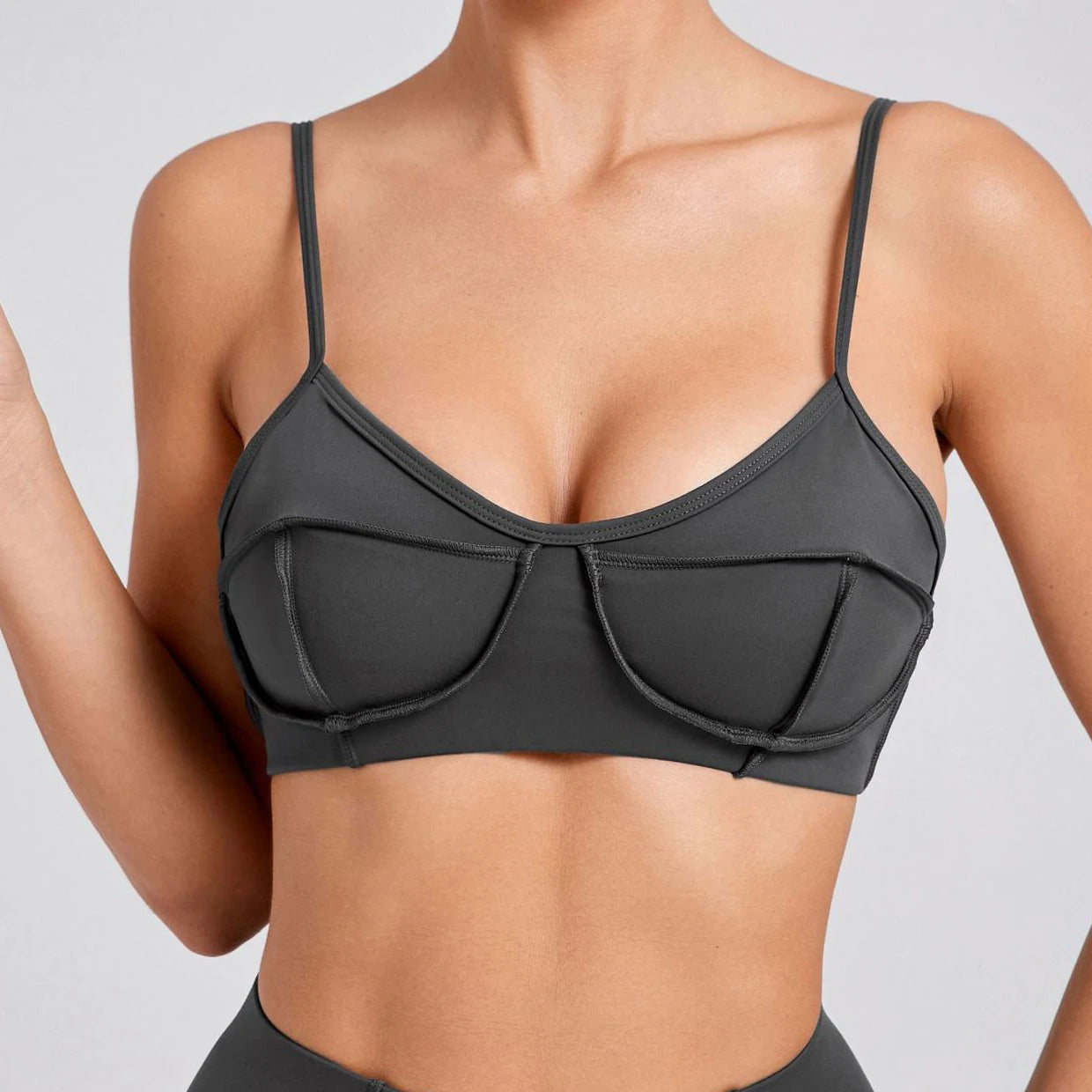 Women Seamless Yoga Set Push Up Sports Bra High Waist Leggings Gym Workout Outfit
