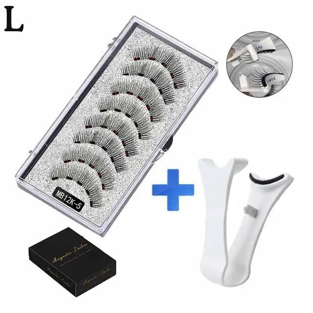 Magnetic Lashes – No Glue Easy Apply Eyelashes Kit