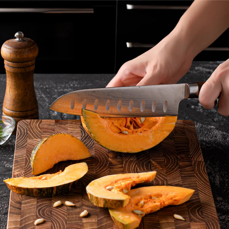 Teak Wood Cutting Board Large Thick Kitchen Chopping Board Christmas Halloween Use