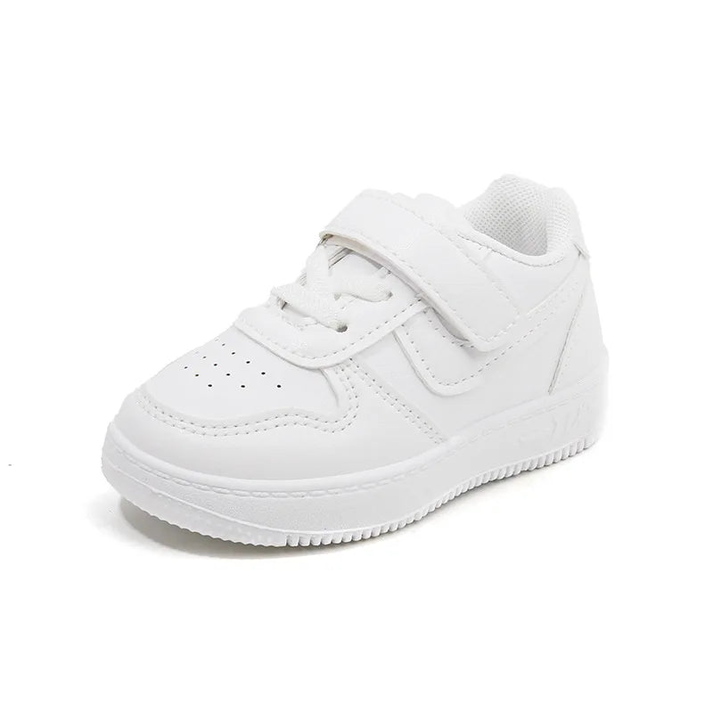 Kids White Sneakers Soft Sole Casual Sports Shoes for Boys Girls