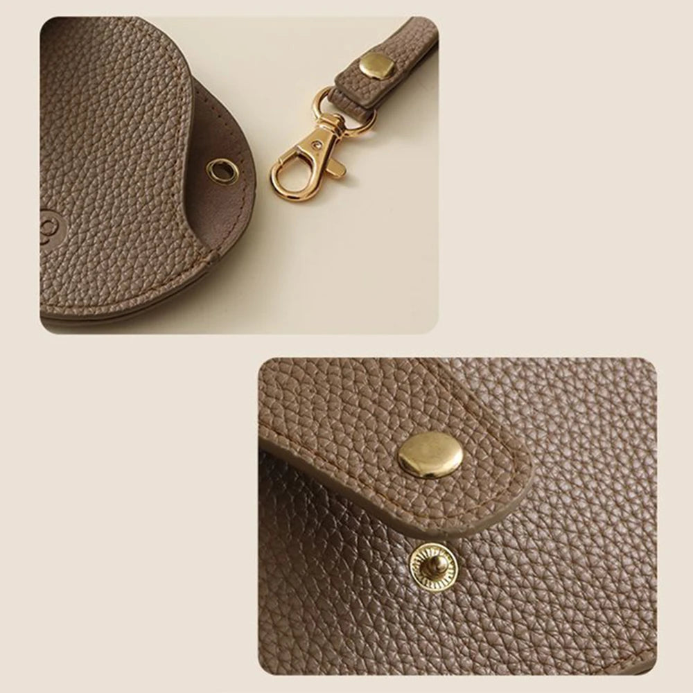 Leather Glasses Case Portable Sunglasses Storage Bag