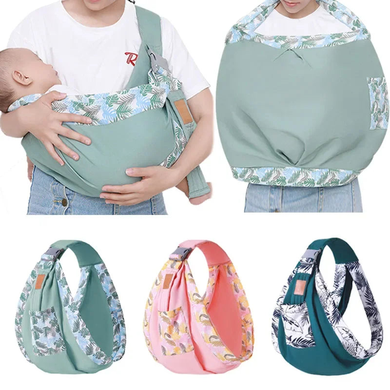 Baby Wrap Carrier Newborn Sling Nursing Cover Breathable Mesh 0-36M