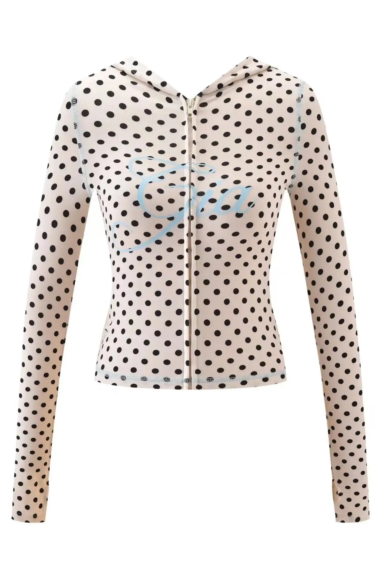 Women Zip Up Long Sleeve Spring Top with Low Waist Flared Pants Two Piece Outfit