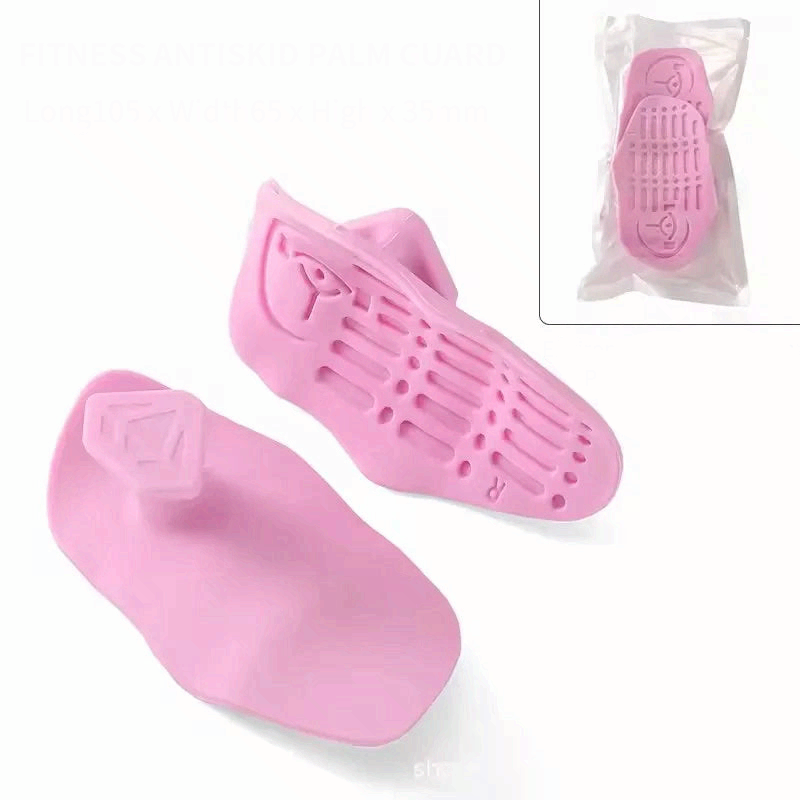 Silicone Gym Gloves Grip Strength Hand Protection Weightlifting Cross Training Palm Grips