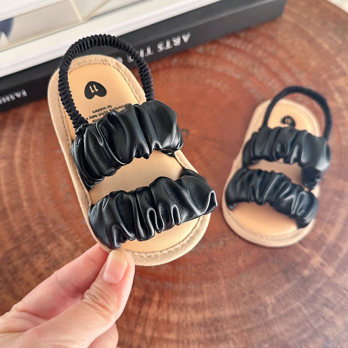 Baby Boys Girls Soft Sole Summer Sandals Newborn First Walker Beach Shoes