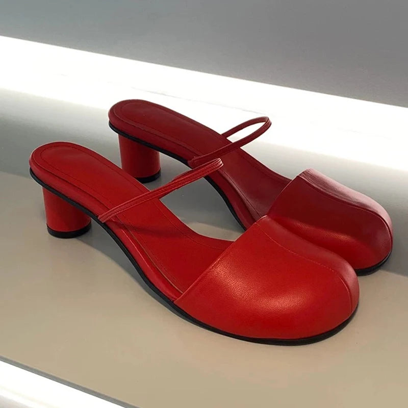 Summer Slip On Mule Slippers for Women Closed Toe Slides