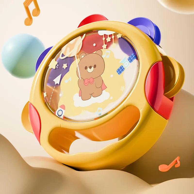 Baby Handheld Tambourine Drum Toy