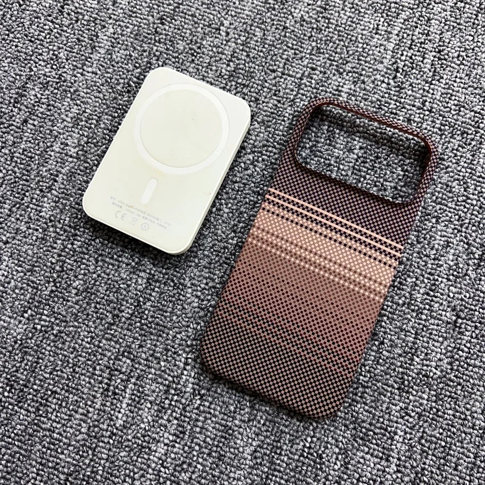 Carbon Fiber MagSafe Magnetic Frameless PC Bumper iPhone Case