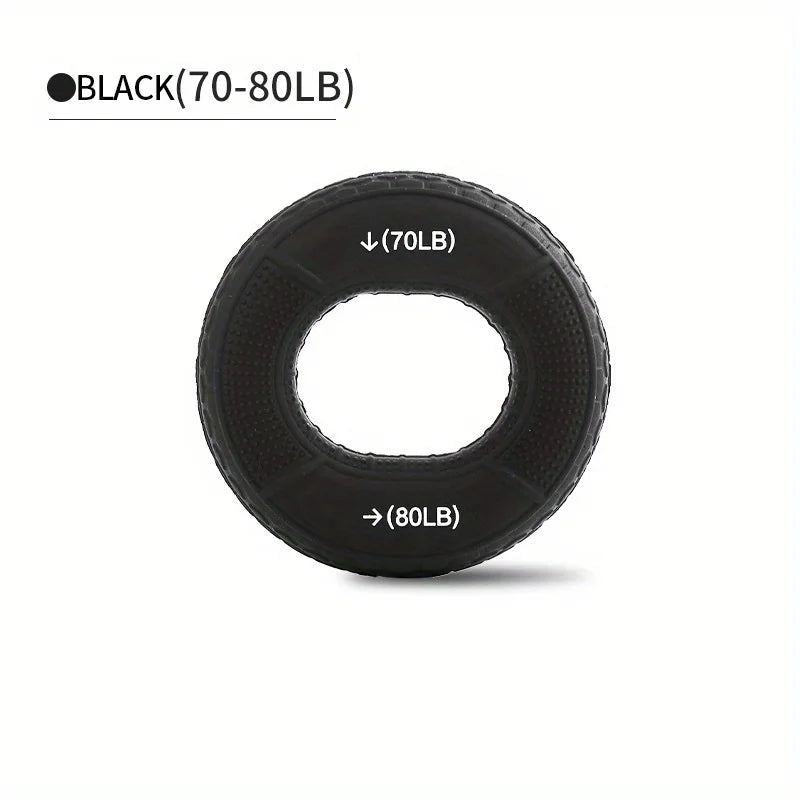 Silicone Hand Grip Strength Ring Finger Trainer Carpal Expander 20–80LB Muscle Training Tool